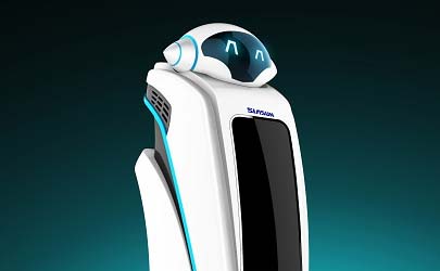 迎賓機器人-服務機器人外觀結構設計